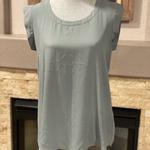 Casual top shirt PLEIONE size S color dusty green